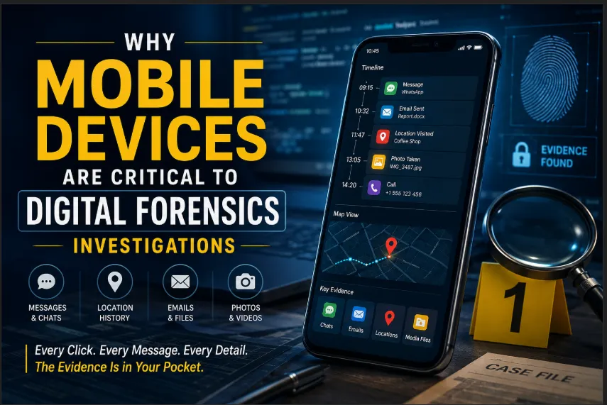 Why Mobile Devices Are the Backbone of Modern Digital Forensics