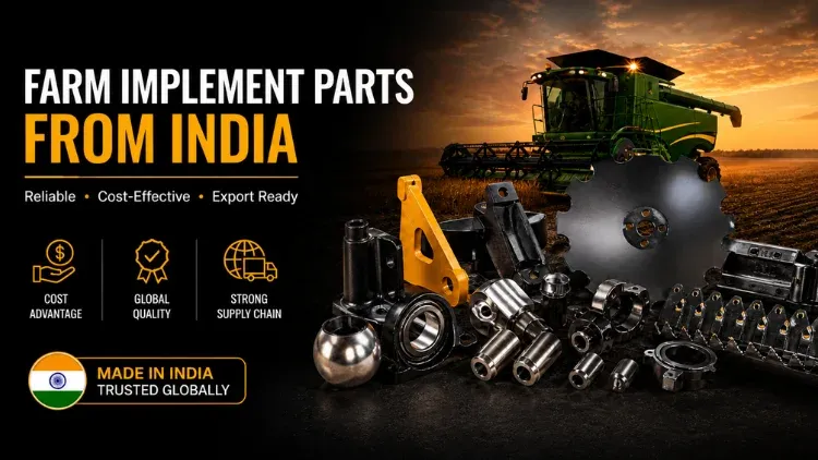 Why Do Global Distributors Source Farm Implement Parts from India?