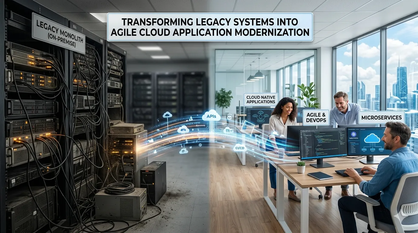 Transforming Legacy Systems into Agile Cloud Application Modernization