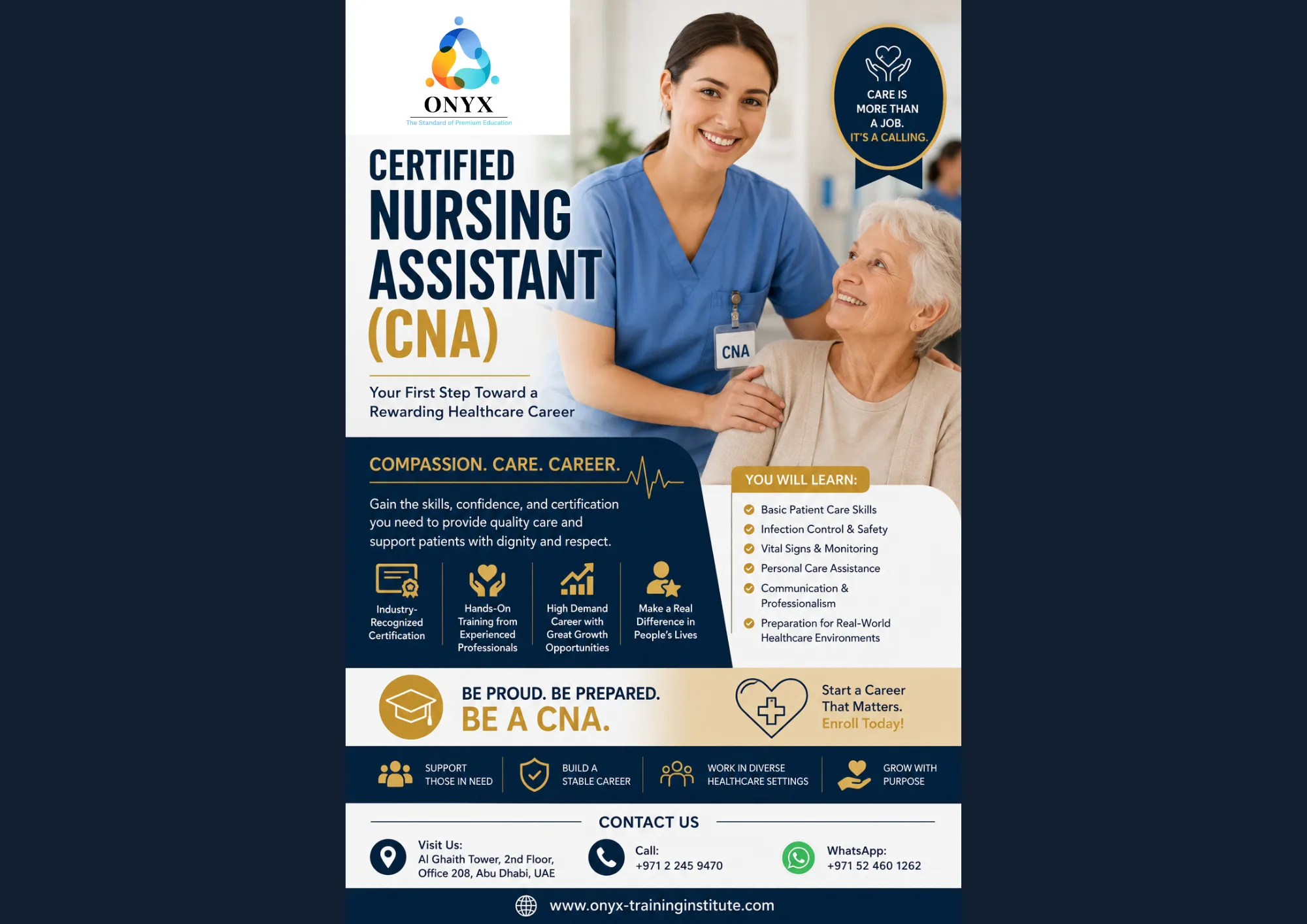 Start a Career That Truly Matters. Become a Certified Nursing Assistant (CNA).