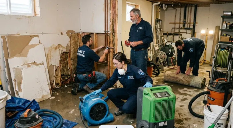 Building a High-Performance Plumbing & Water Damage Crew