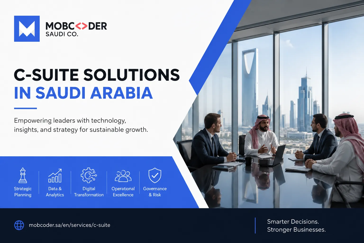 C-Suite Solutions in Saudi Arabia: Building Smarter Leadership for a Digital-First Future
