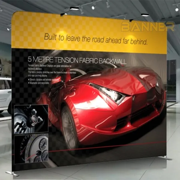 Professional Event Branding with Booklet Printing, Premium Pull Up Banner, and Media Wall Displays