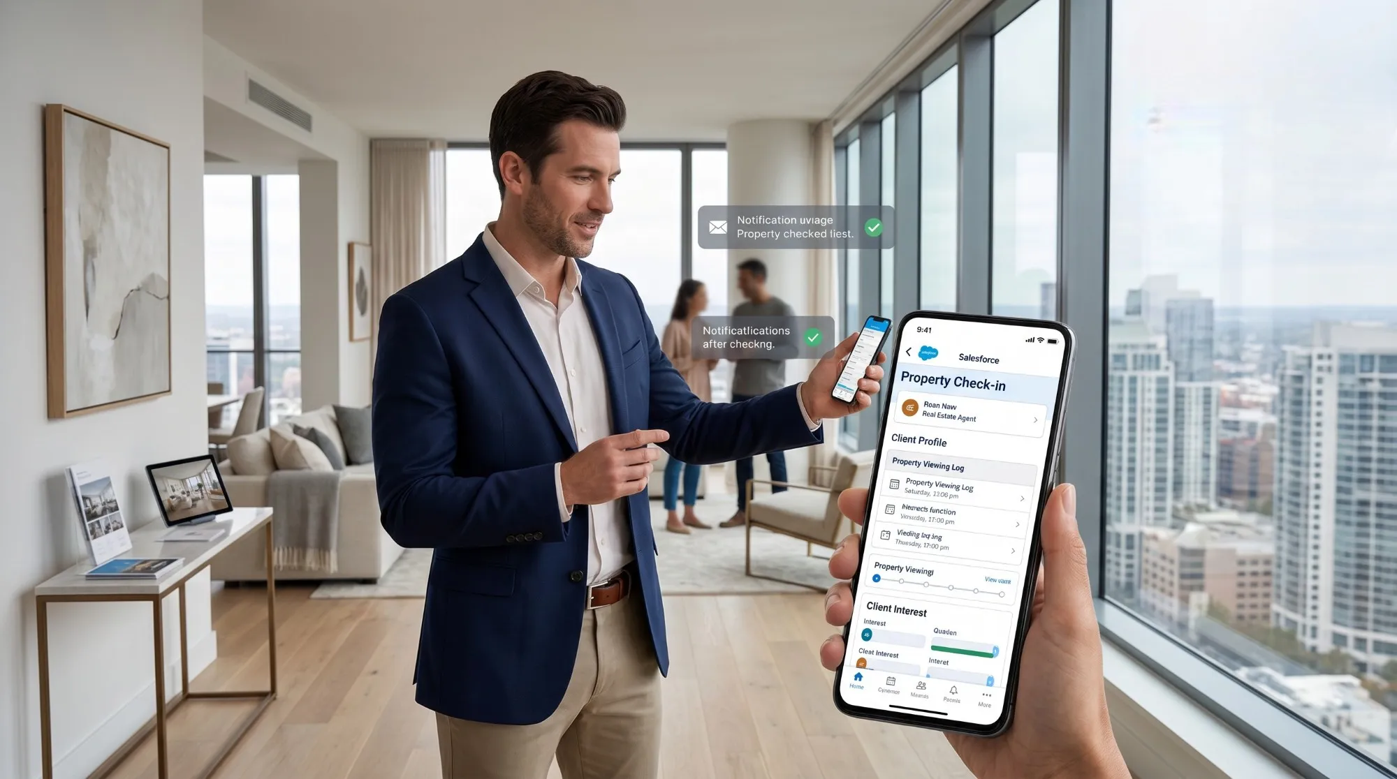 How to track site visits and property viewings in Salesforce for real esate