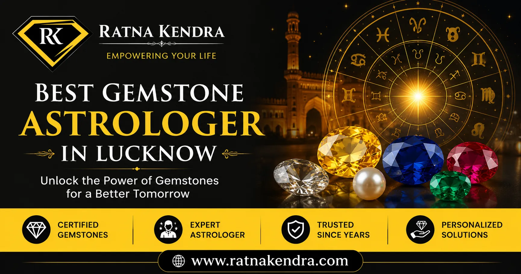 Top 10 Reasons to Consult the Best Gemstone Astrologer in Lucknow