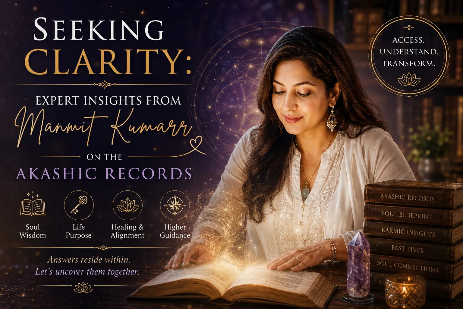 Seeking Clarity: Expert Insights from Manmit Kumarr on the Akashic Records