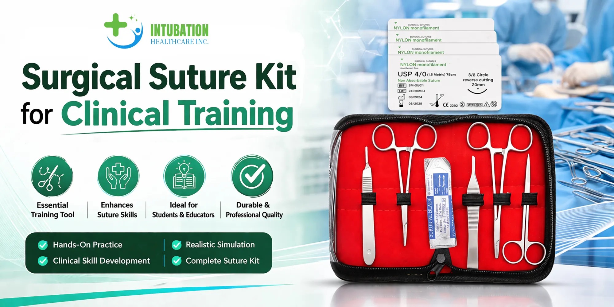 Why Surgical Suture Kits Are Vital in Medical and Emergency Care