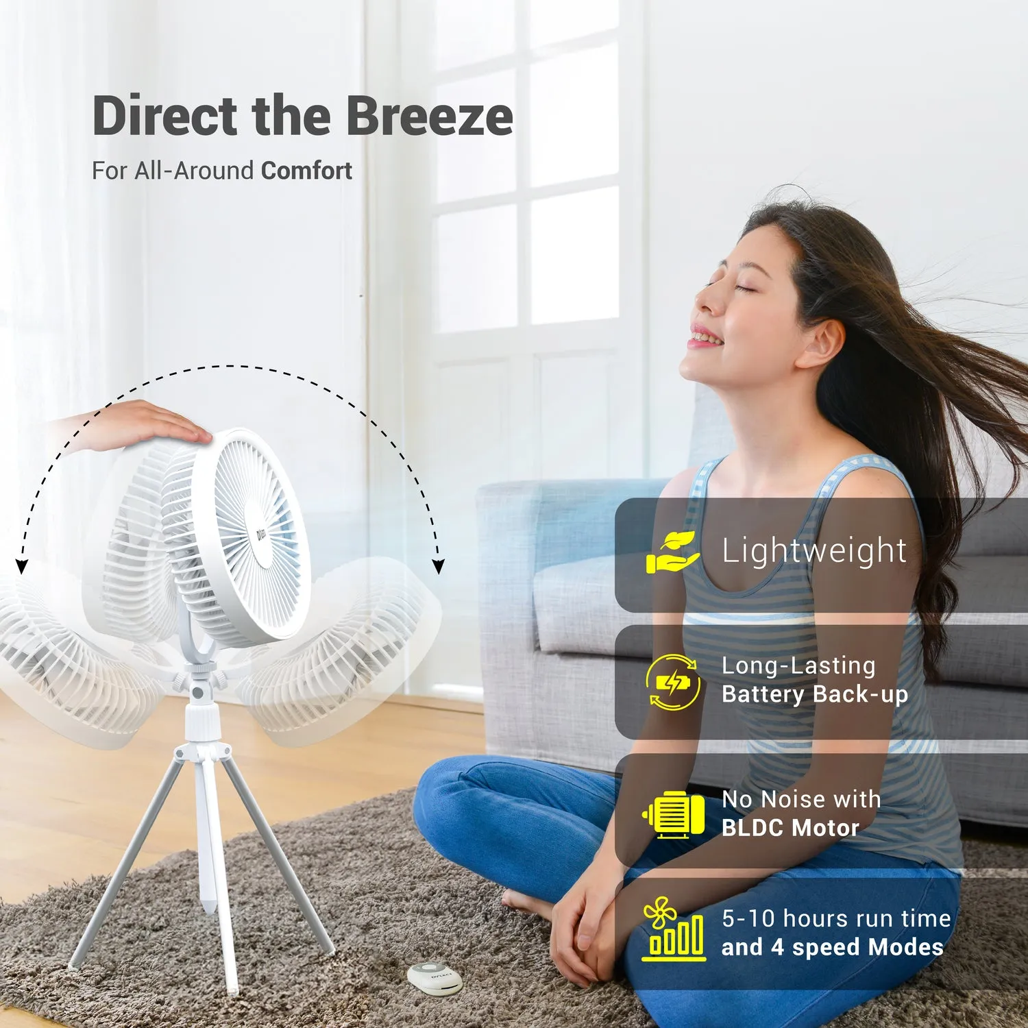 Is a Portable Rechargeable Fan Enough for Summer Heat?