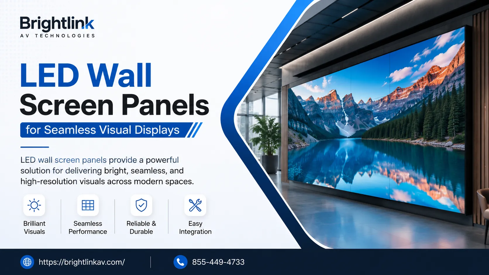 Transform Commercial Spaces with Advanced LED Video Wall Technology