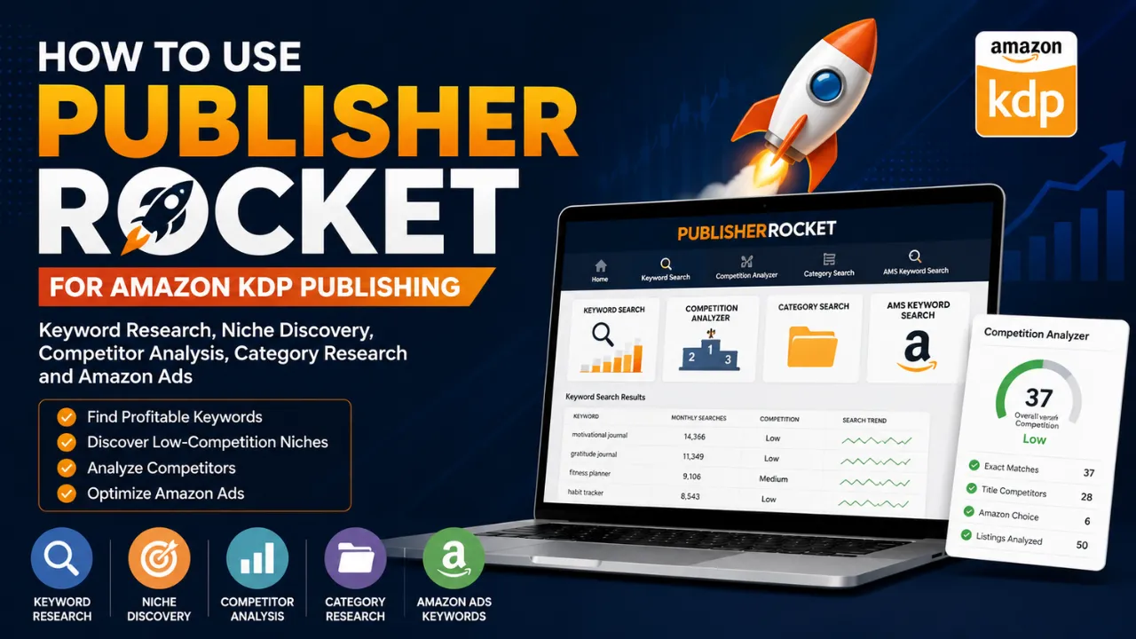 Publisher Rocket for KDP: Complete Beginner Guide