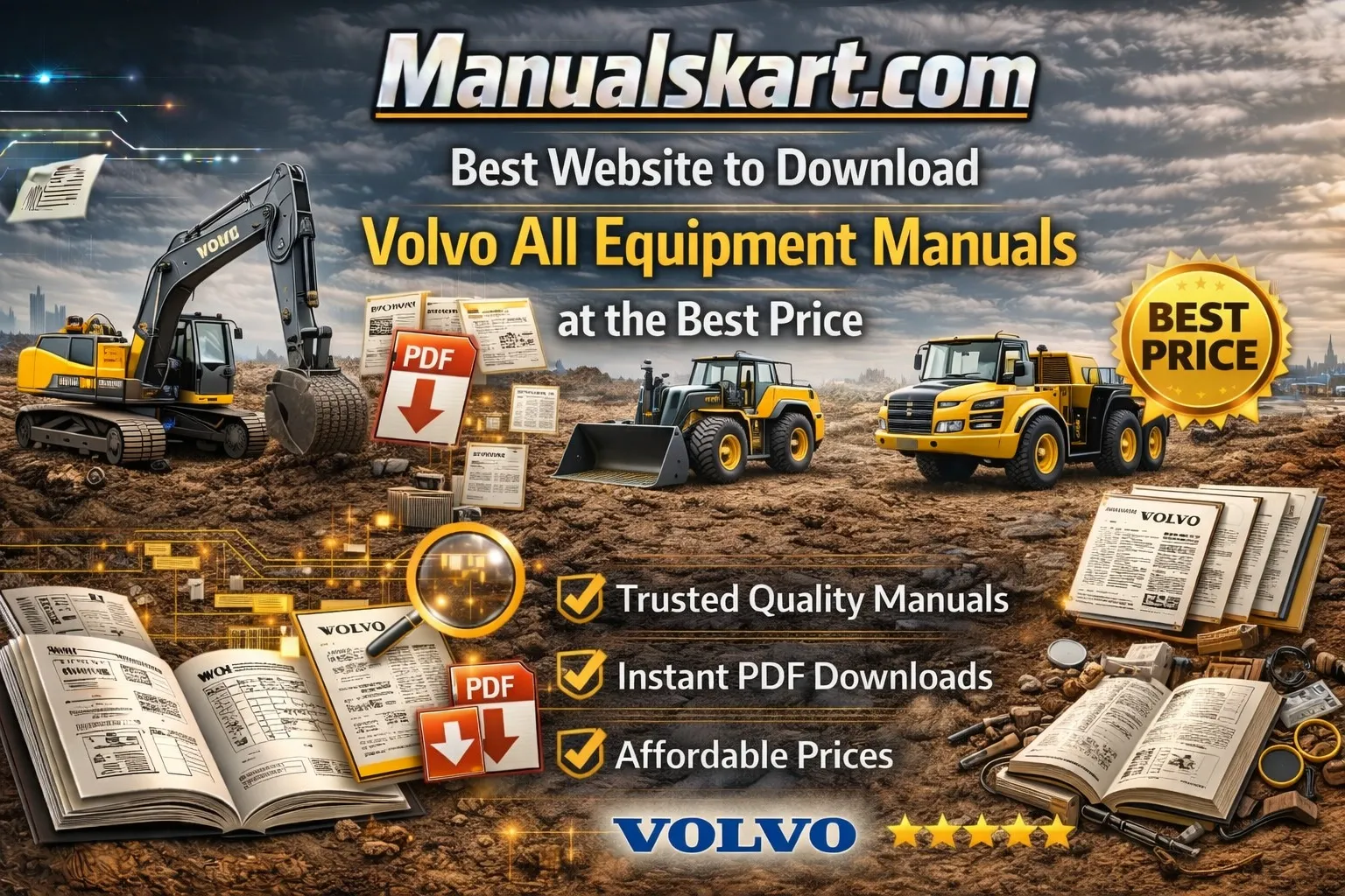 Volvo Equipment Manuals at Best Price for Mechanics and Owners