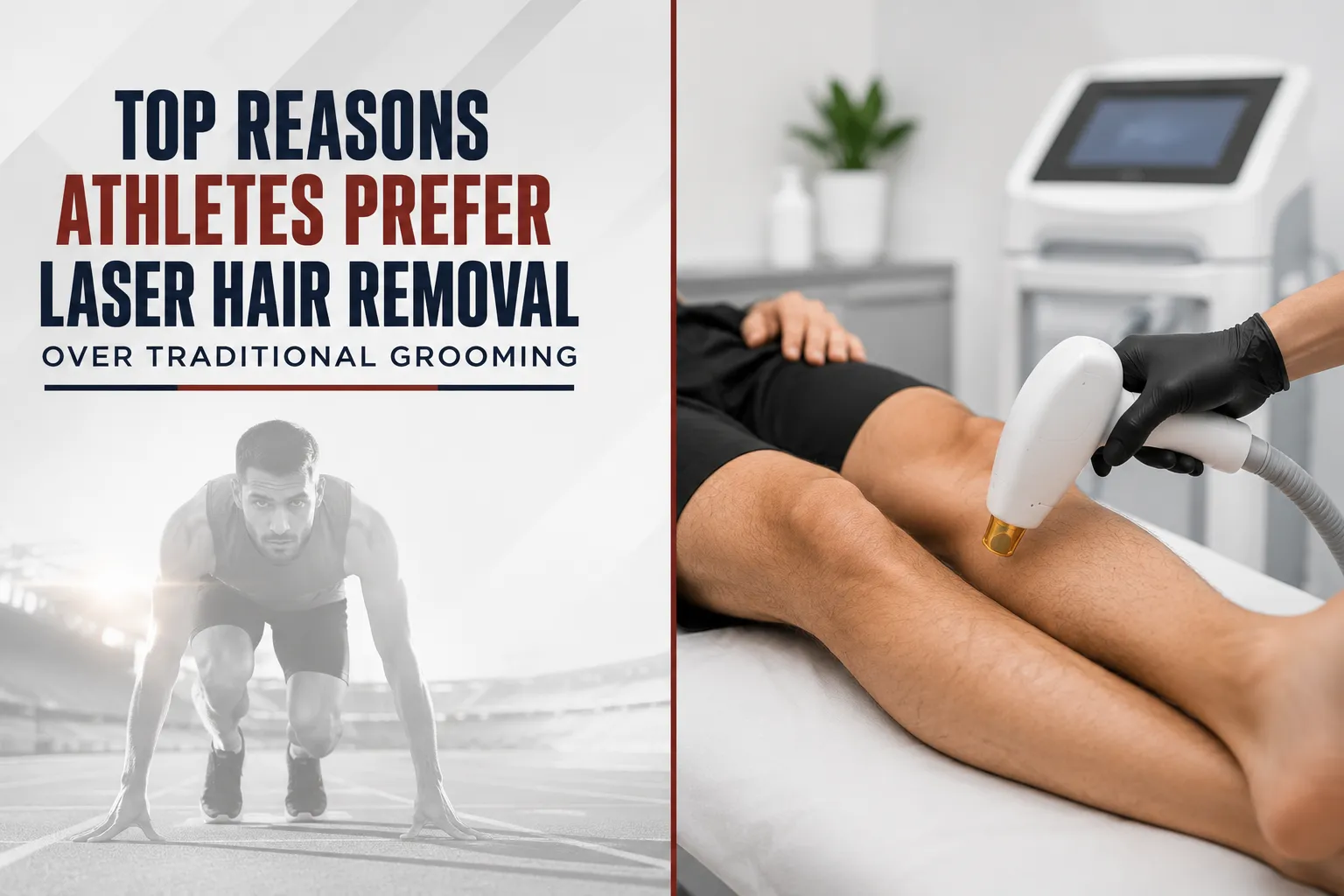 Top Reasons Athletes Prefer Laser Hair Removal Over Traditional Grooming