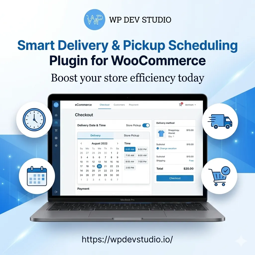 WordPress Pickup Time Plugin for WooCommerce