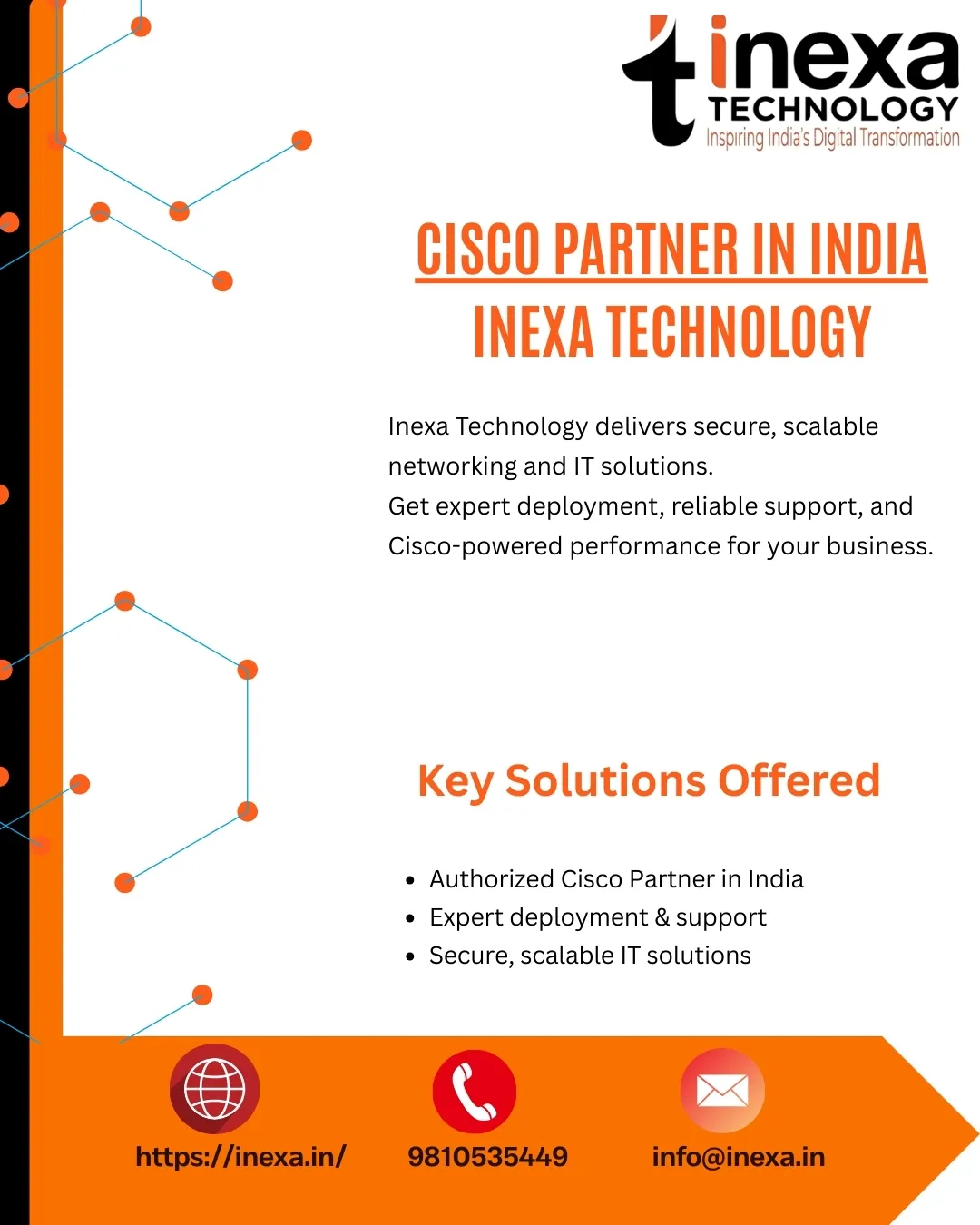 Trusted Cisco Partner in India for Enterprise Networking Solutions | Inexa Technology