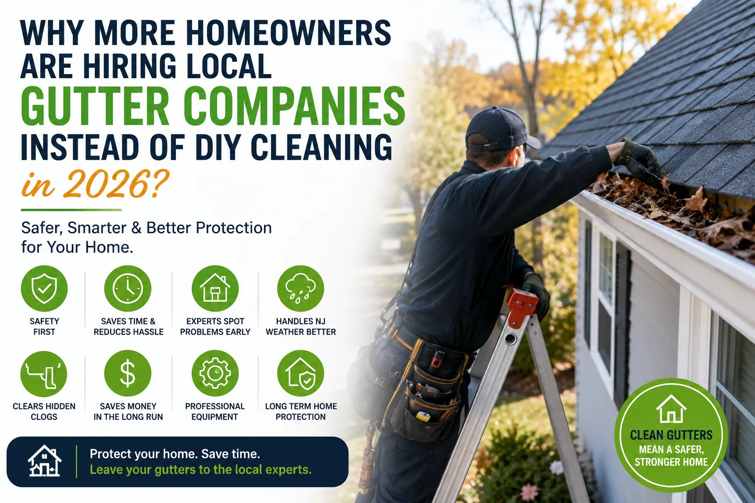Why More Homeowners Are Hiring Local Gutter Companies Instead of DIY Cleaning in 2026