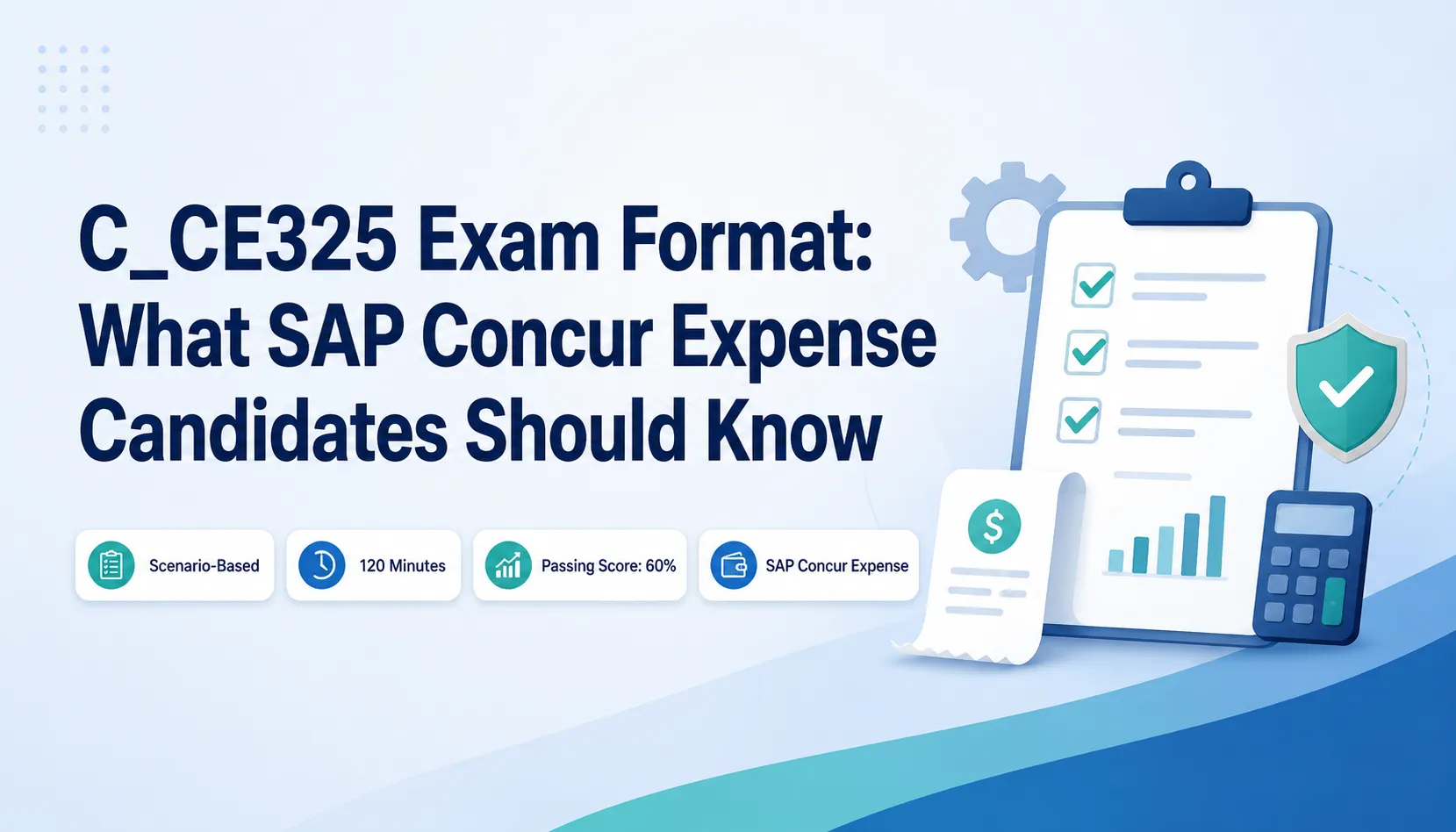C_CE325 exam format guide for SAP Concur Expense candidates with scenario-based details and certification tips