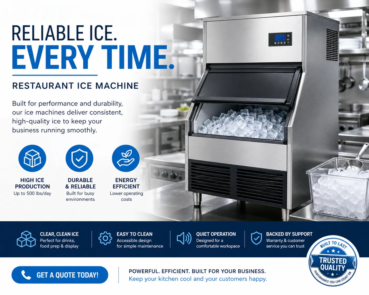 The Ultimate Guide to Restaurant Ice Machines: Choosing the Right One for Your Business