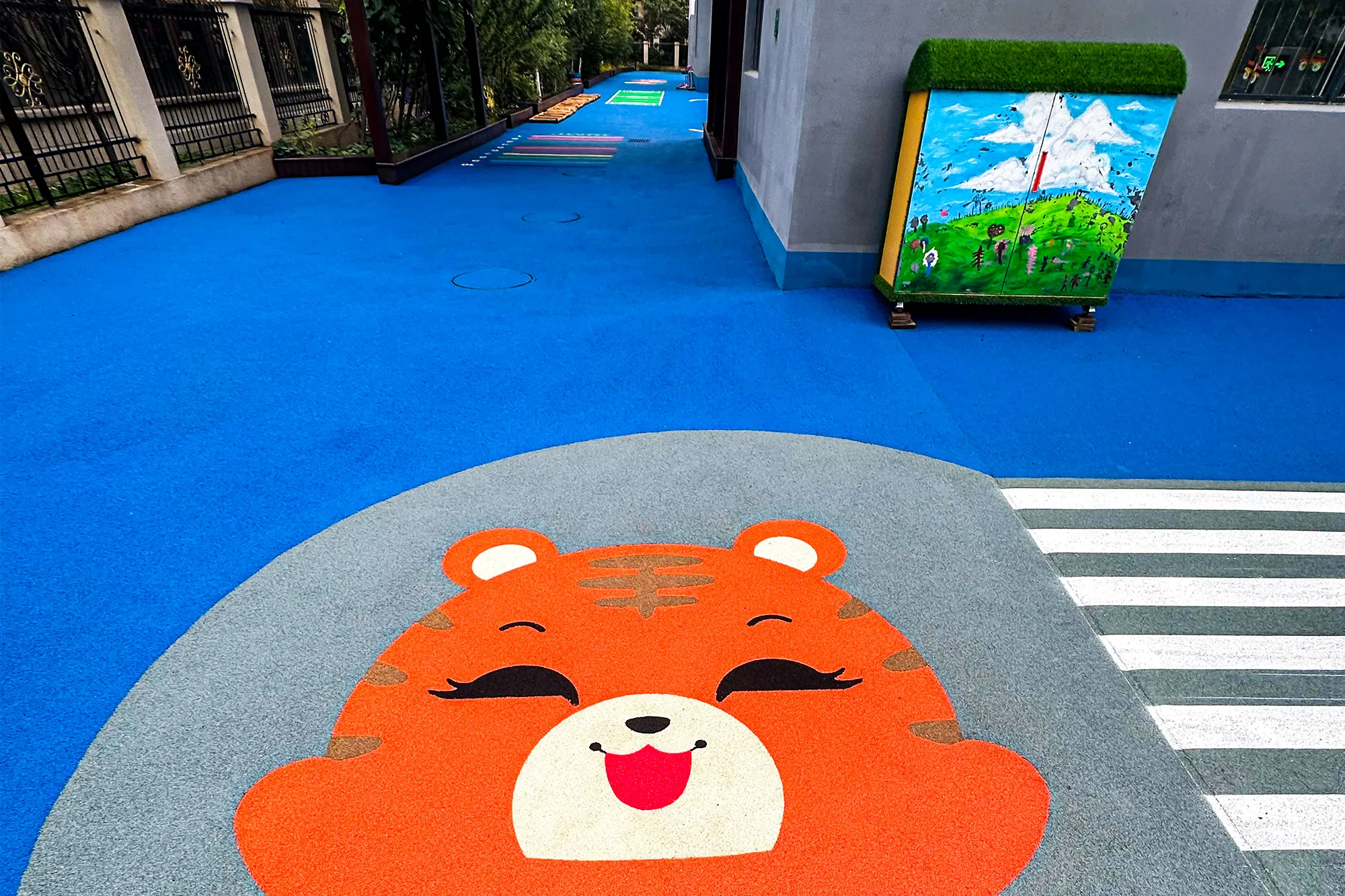 JRACE safety kid playground in a kindergarten