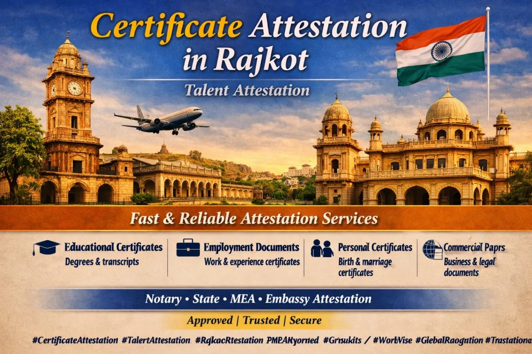 Certificate Attestation in Rajkot
