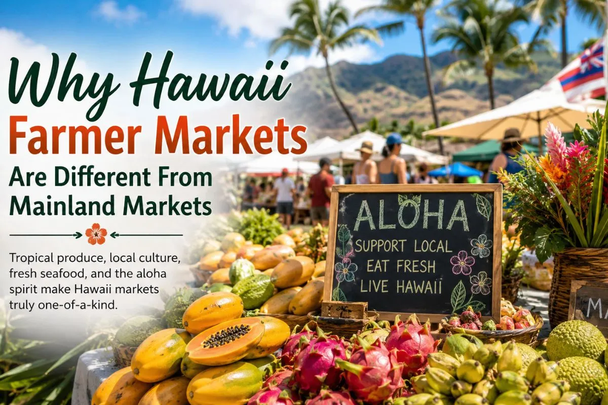Why Hawaii Farmer Markets Are Different From Mainland Markets