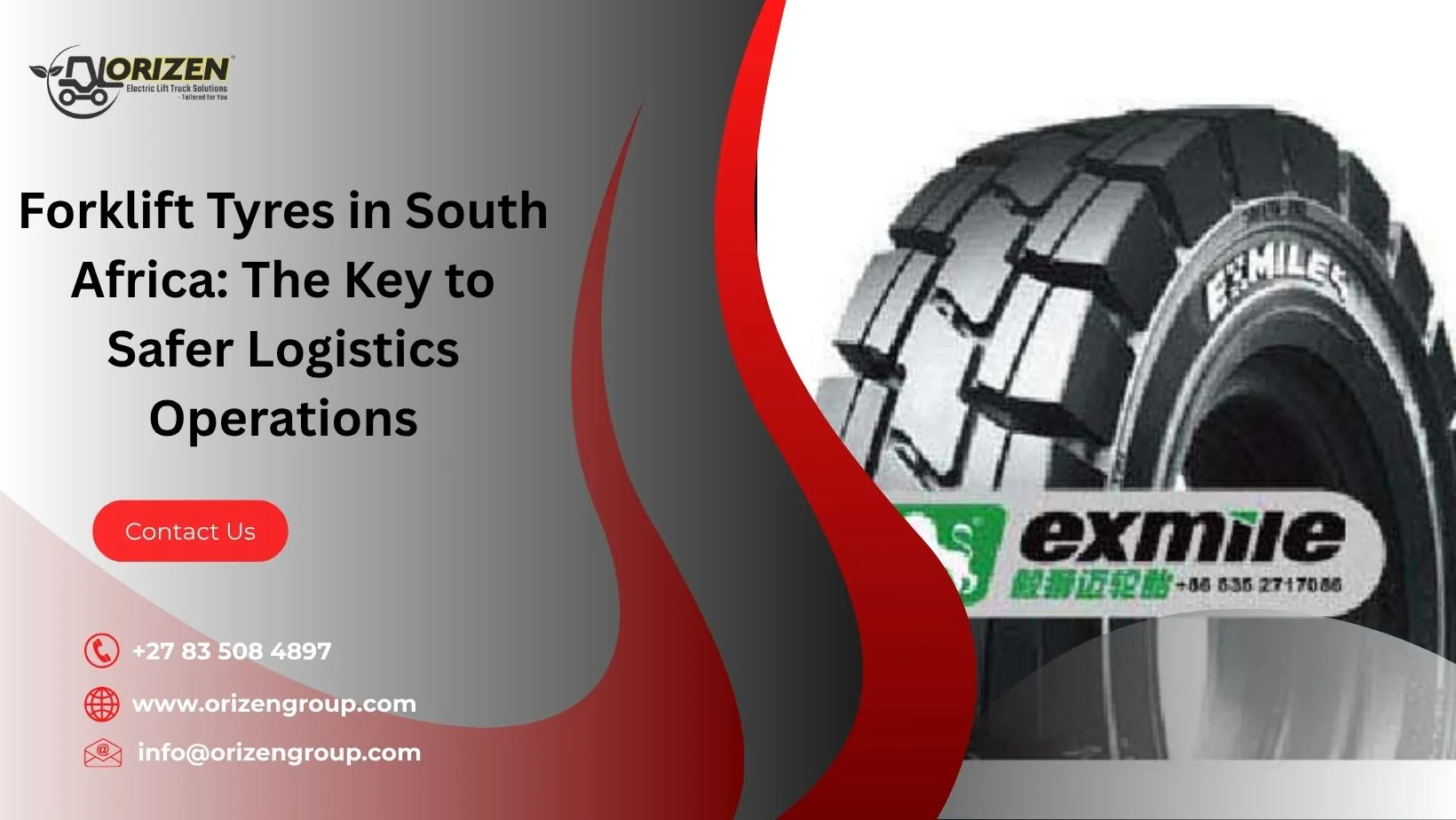 Forklift Tyres in South Africa: The Key to Safer Logistics Operations