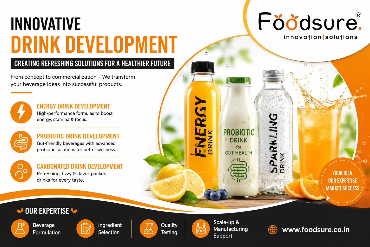 Drink Development Services for Modern Beverage Brands in India