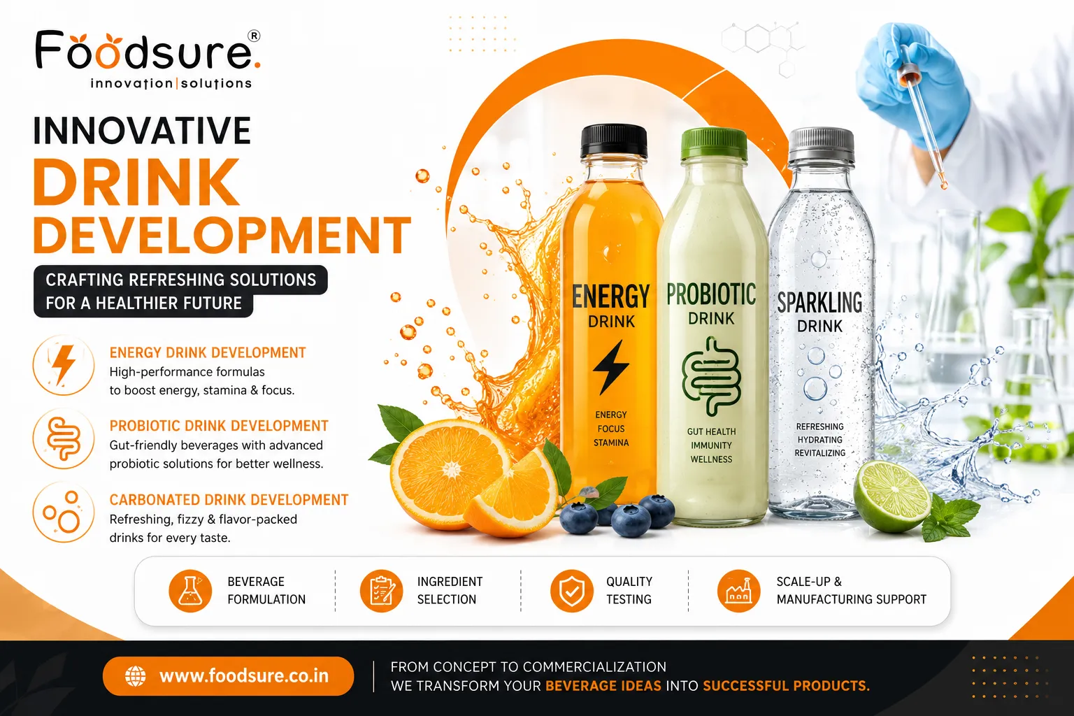 Drink Development Services for Modern Beverage Brands in India