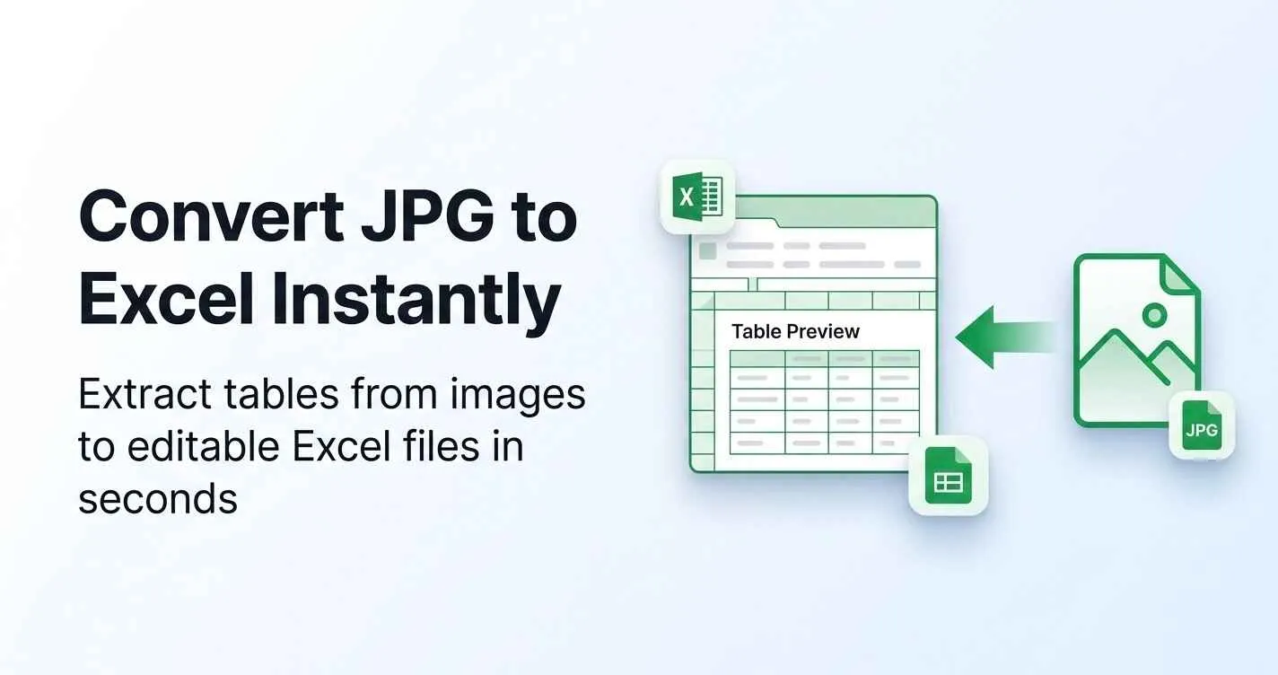 Stop Typing Manually! The Ultimate Guide to Converting JPG to Excel Efficiently