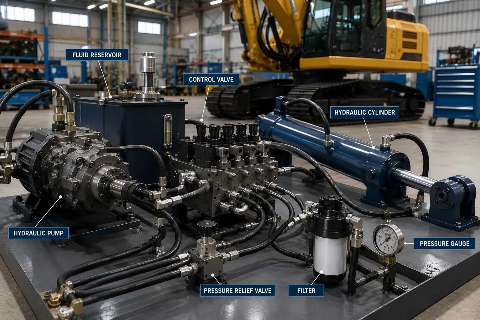 Hydraulic Components: Choosing High-Quality Parts for Industrial Systems