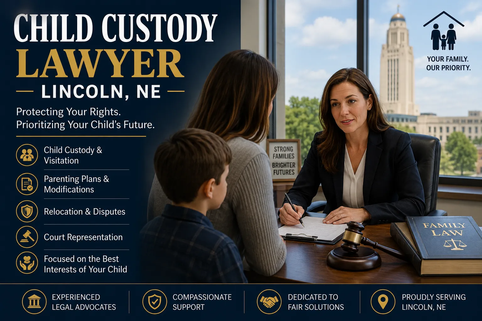 Why Hiring a Child Custody Lawyer in Lincoln Is Important for Your Family