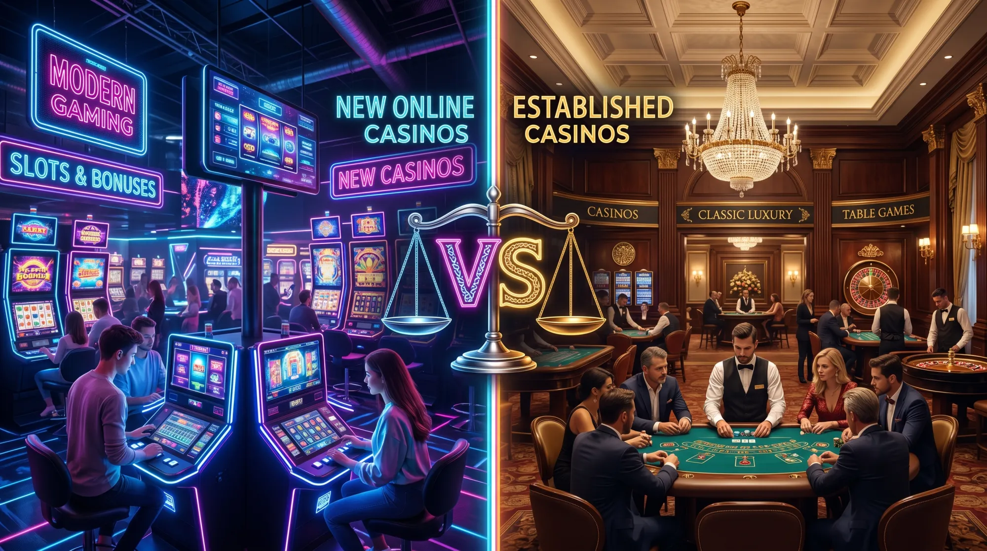Established Casinos vs New No Deposit Casinos Explained