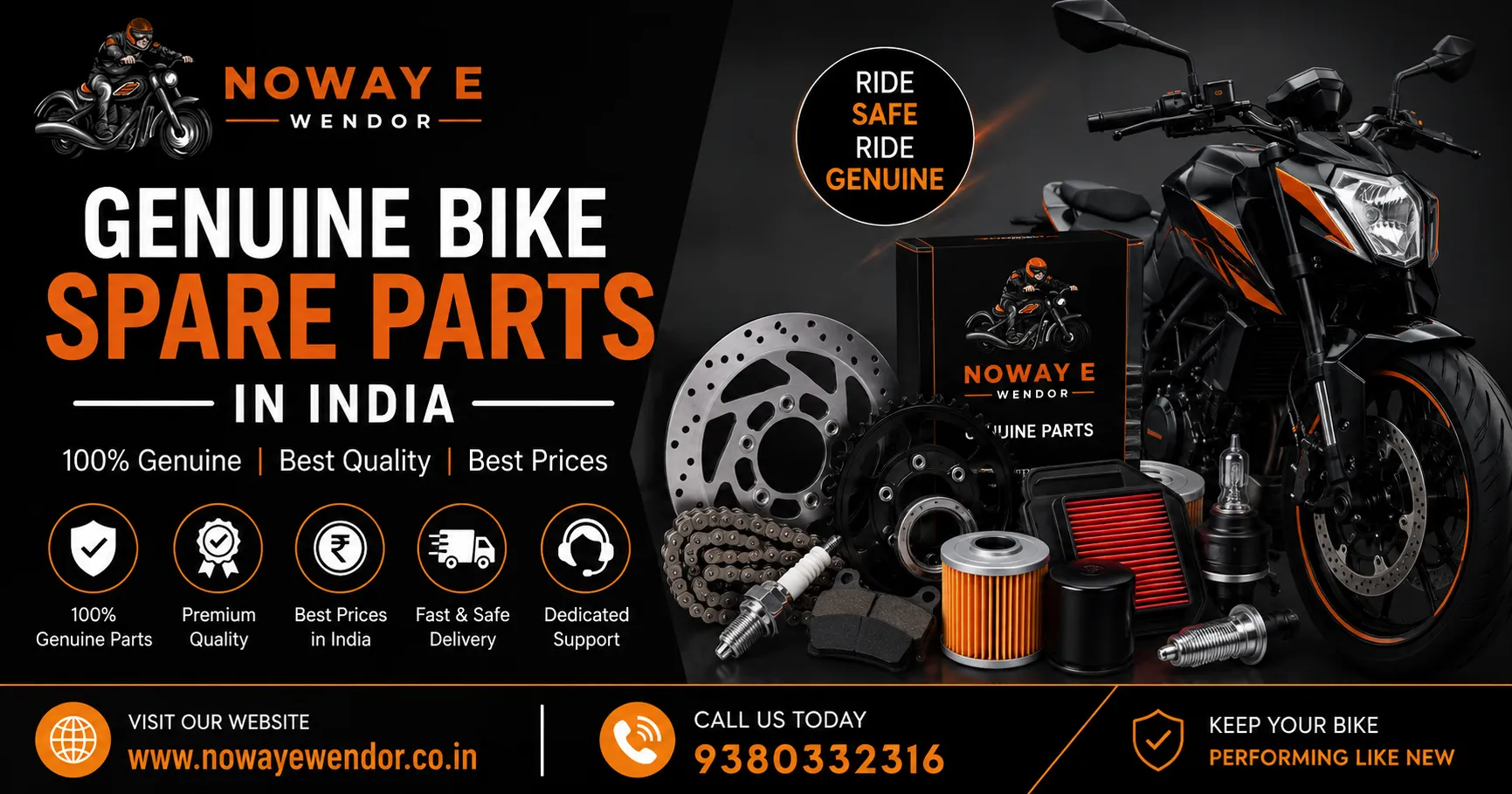 Top 10 Benefits of Buying Genuine Bike Spare Parts in India