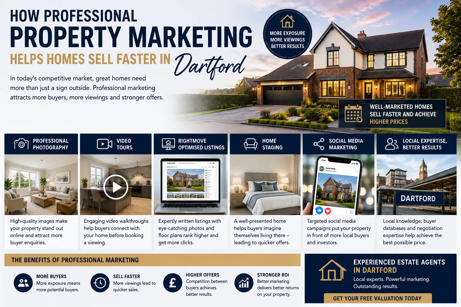 How Professional Property Marketing Helps Homes Sell Faster in Dartford