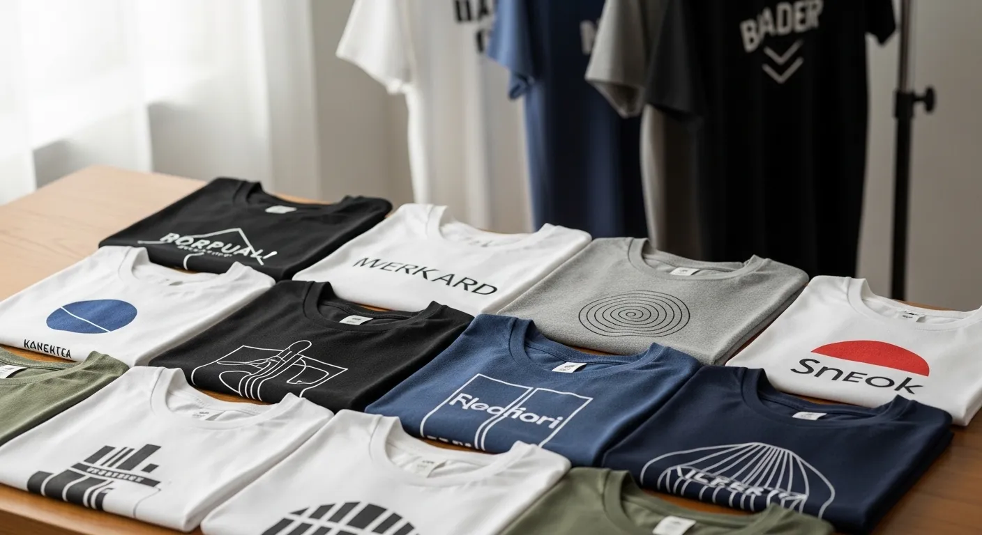 Printed Plain T-Shirts: Printing Methods, Fabric Types, and Apparel Applications