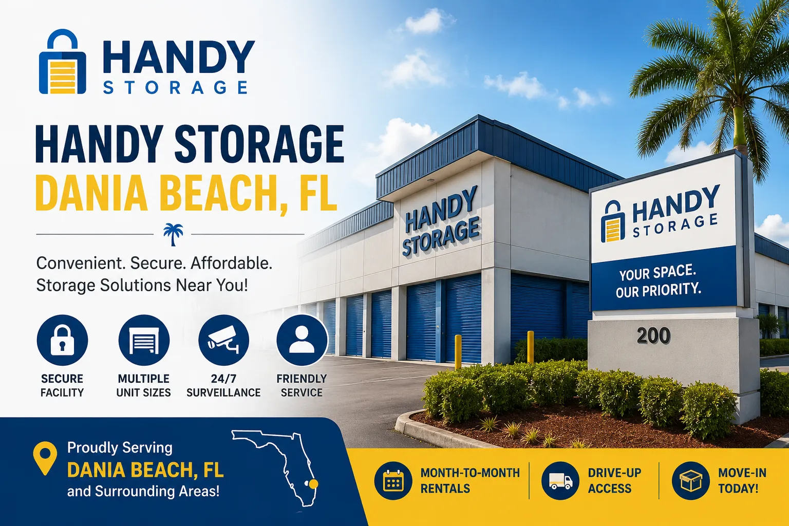 Handy Storage Dania Beach, FL for Convenient Storage Solutions