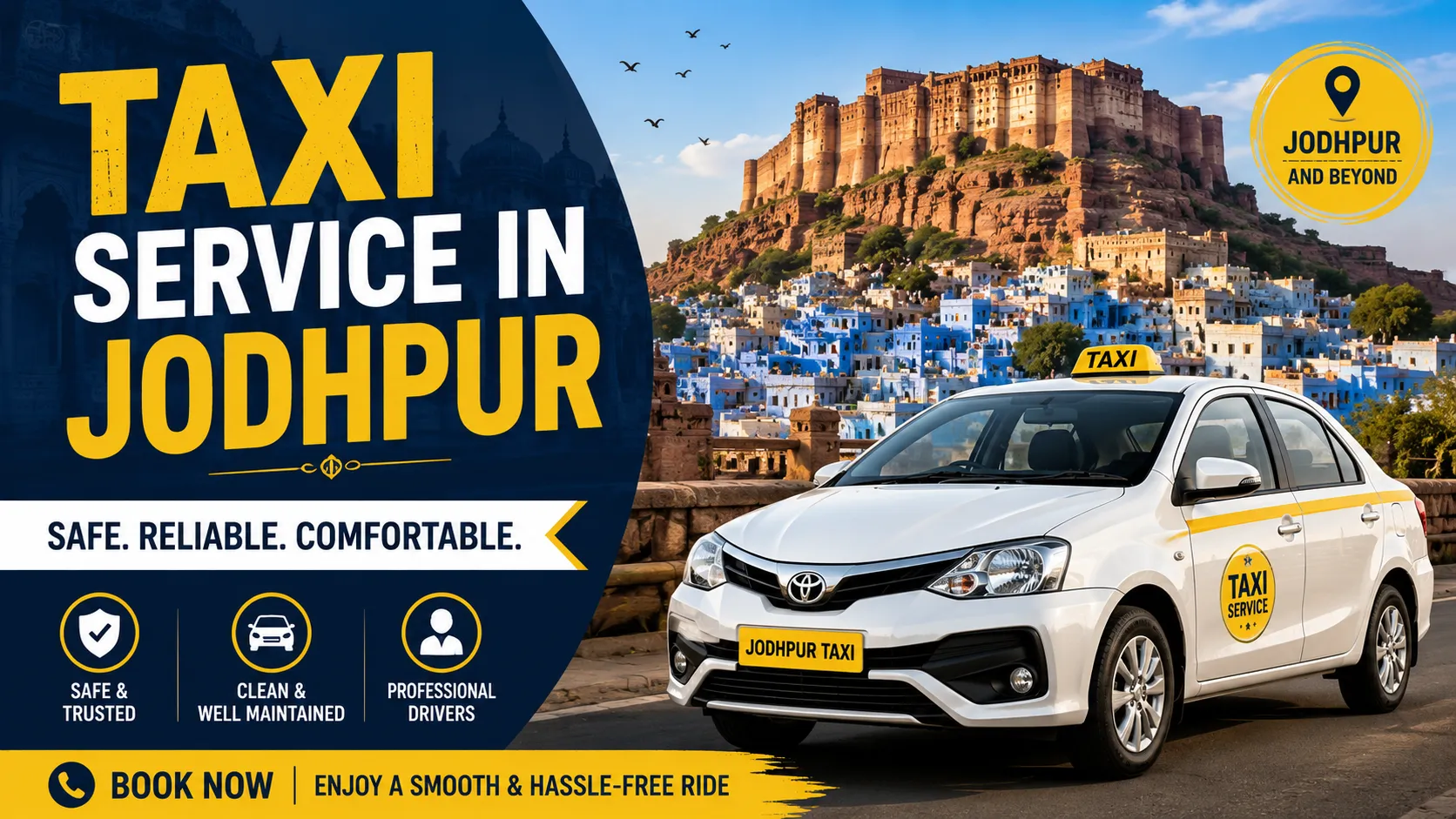 Affordable Taxi Service in Jodhpur with Comfortable Ride Options