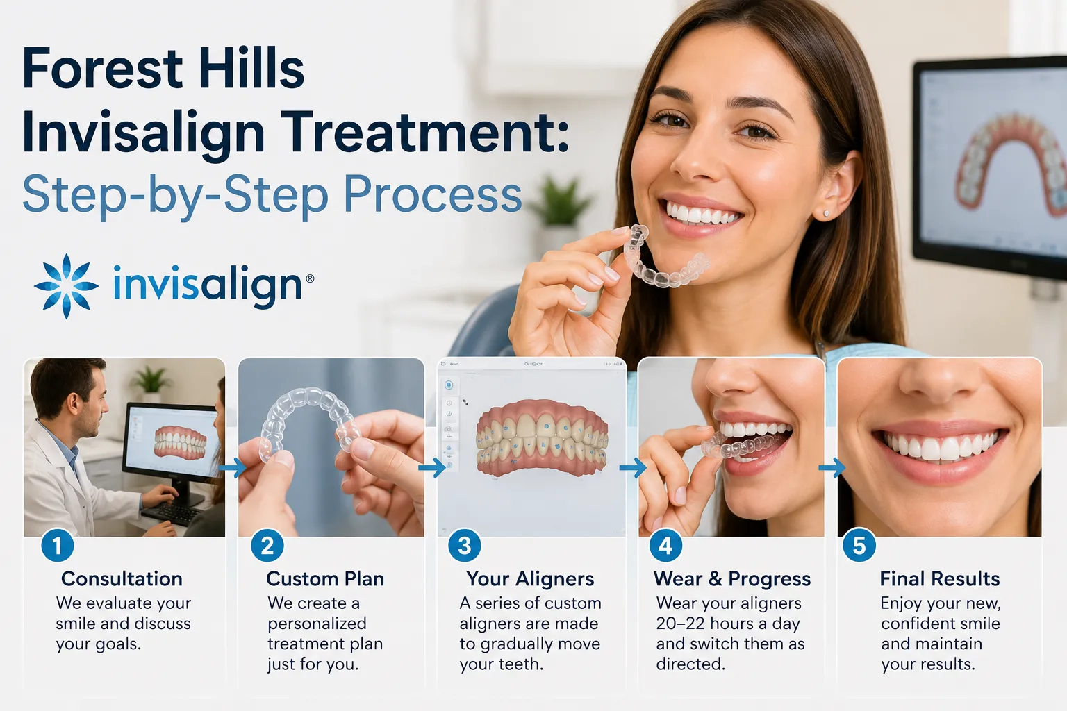 Forest Hills Invisalign Treatment: Step-by-Step Process
