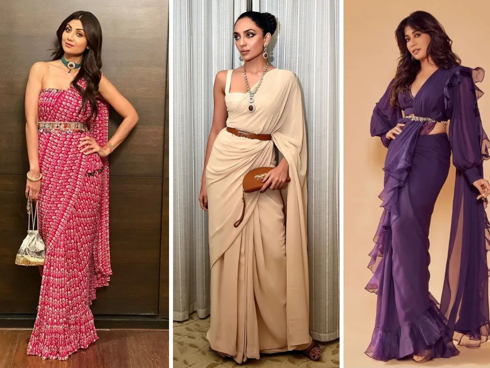 Saree with Belt: The Modern Twist Every Bride & Fashion Lover Needs