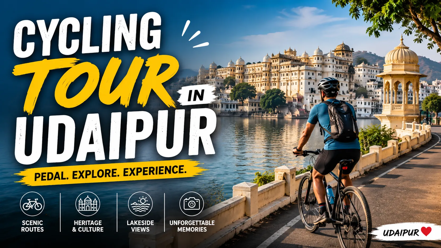 Discover Lakes and Heritage on an Udaipur Cycle Tour