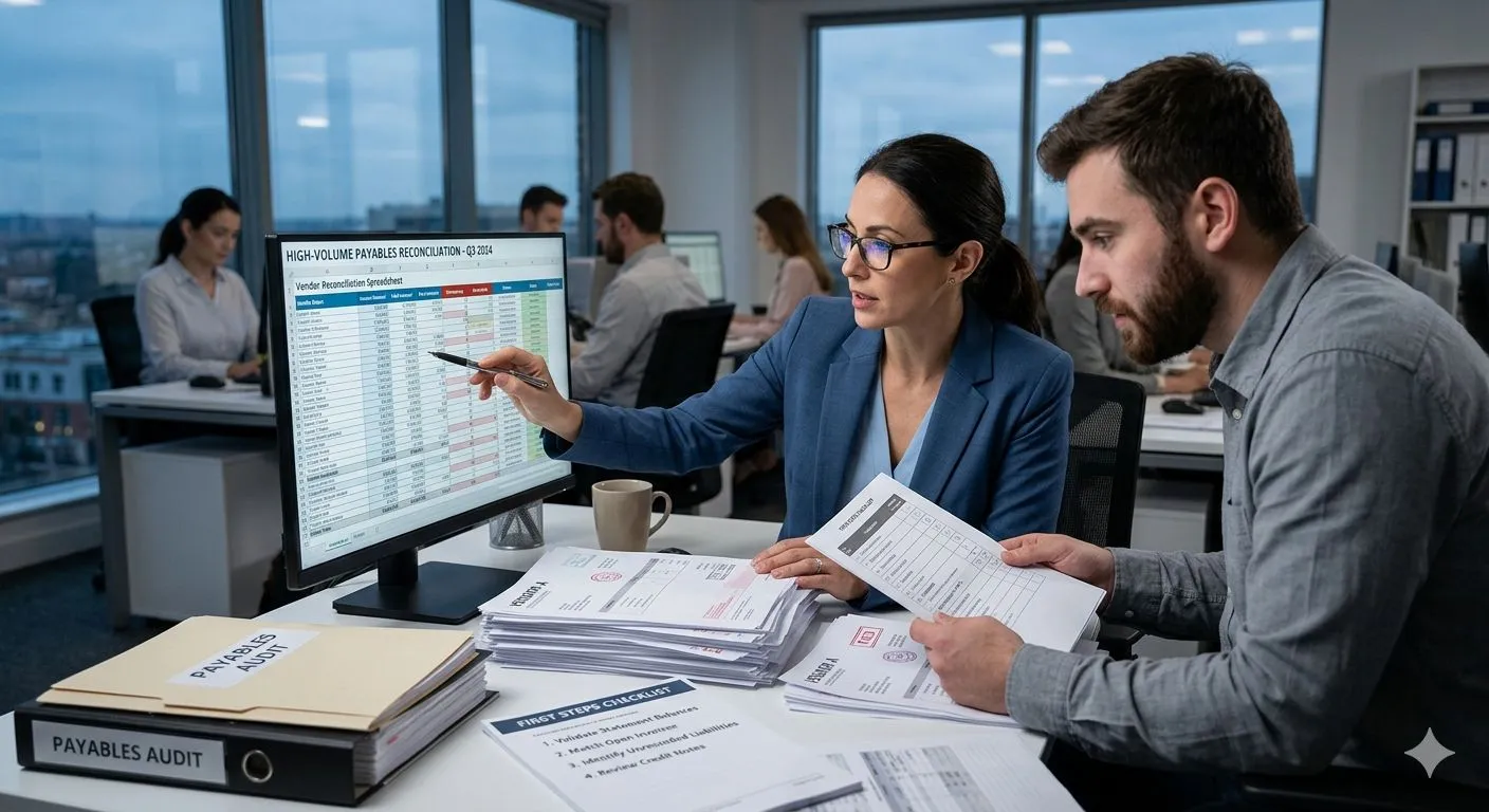 Vendor Reconciliation in High-Volume Payables: What Finance Teams Should Check First
