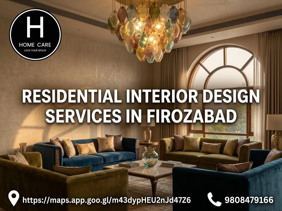 Residential Interior Design Services in Firozabad – Transform Your Home with Stylish Interiors