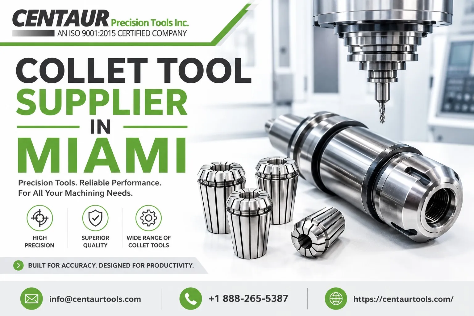 Finding a Reliable Collet Tool Supplier Miami for CNC Machines