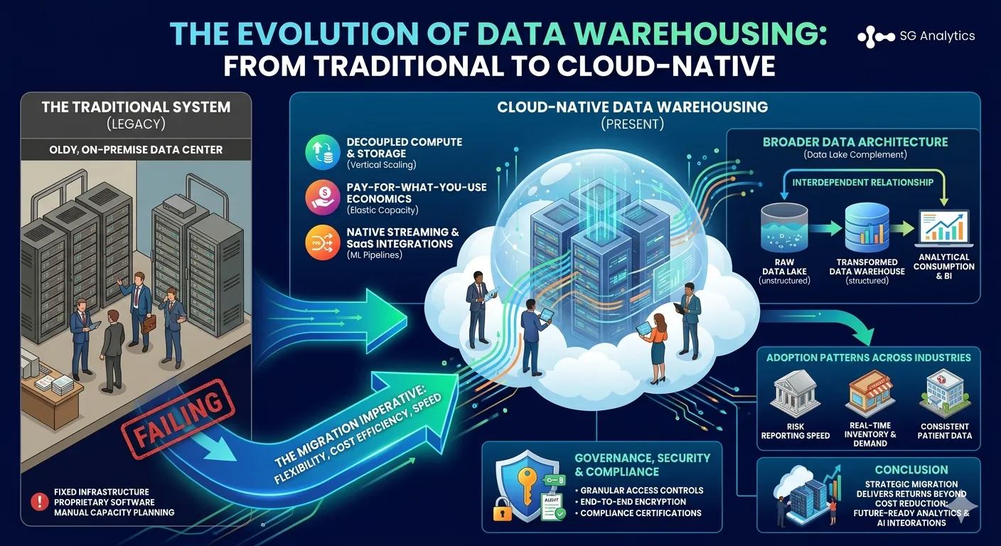 The Role of Cloud-Native Data Warehousing | SG Analytics