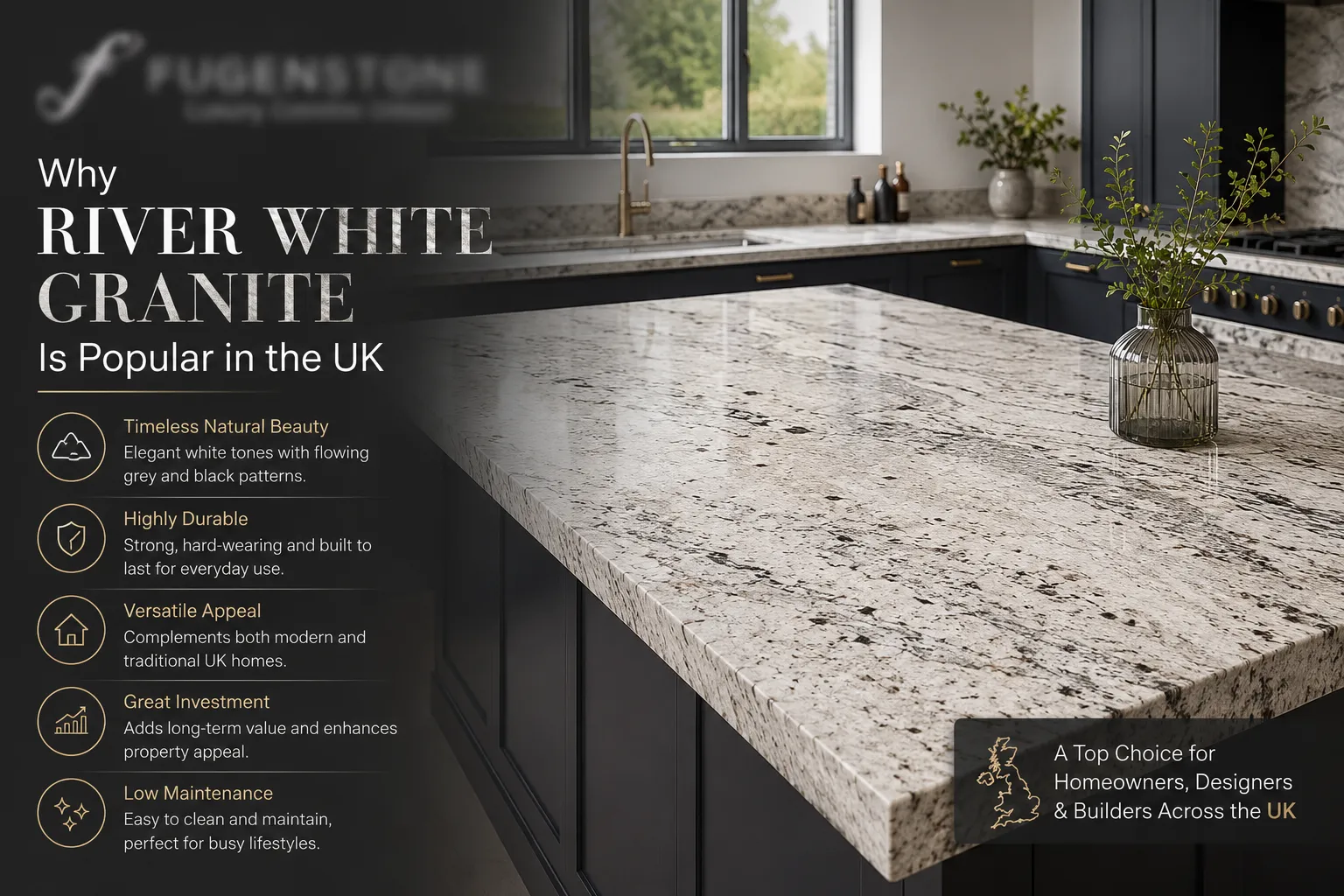 Why River White Granite Is Popular in the UK
