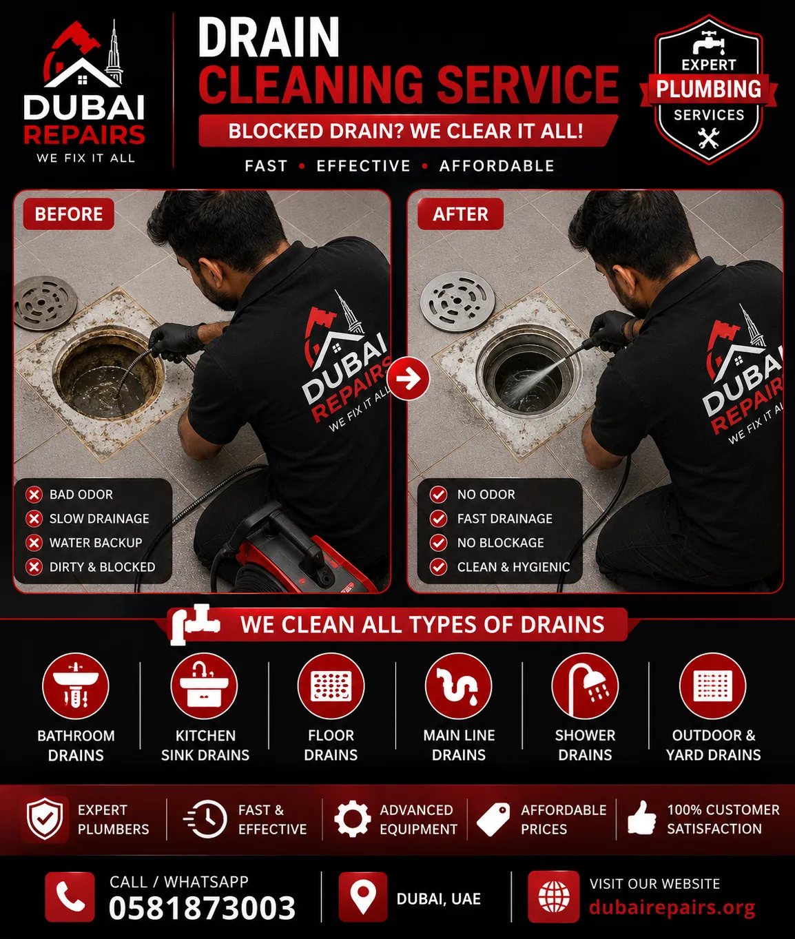 Why Regular Drain Cleaning Is a Must for Every Dubai Home and Business