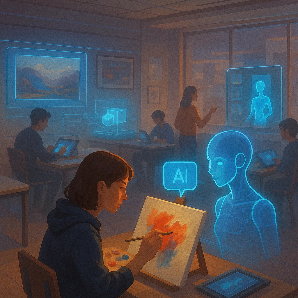 Embracing AI: How Artificial Intelligence Shapes Modern Art Education