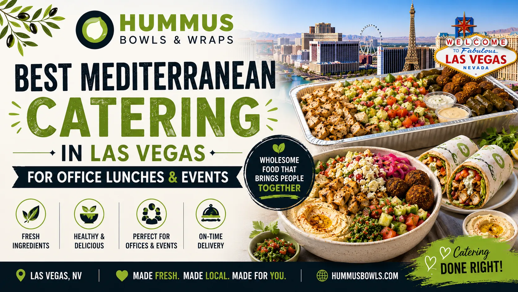 Best Mediterranean Catering in Las Vegas for Office Lunches & Events