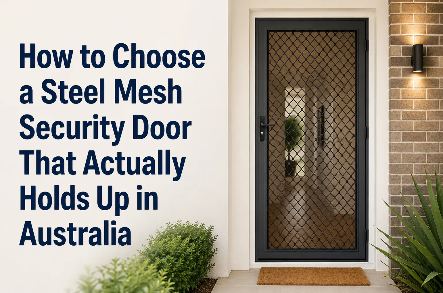 How to Choose a Steel Mesh Security Door That Actually Holds Up in Australia