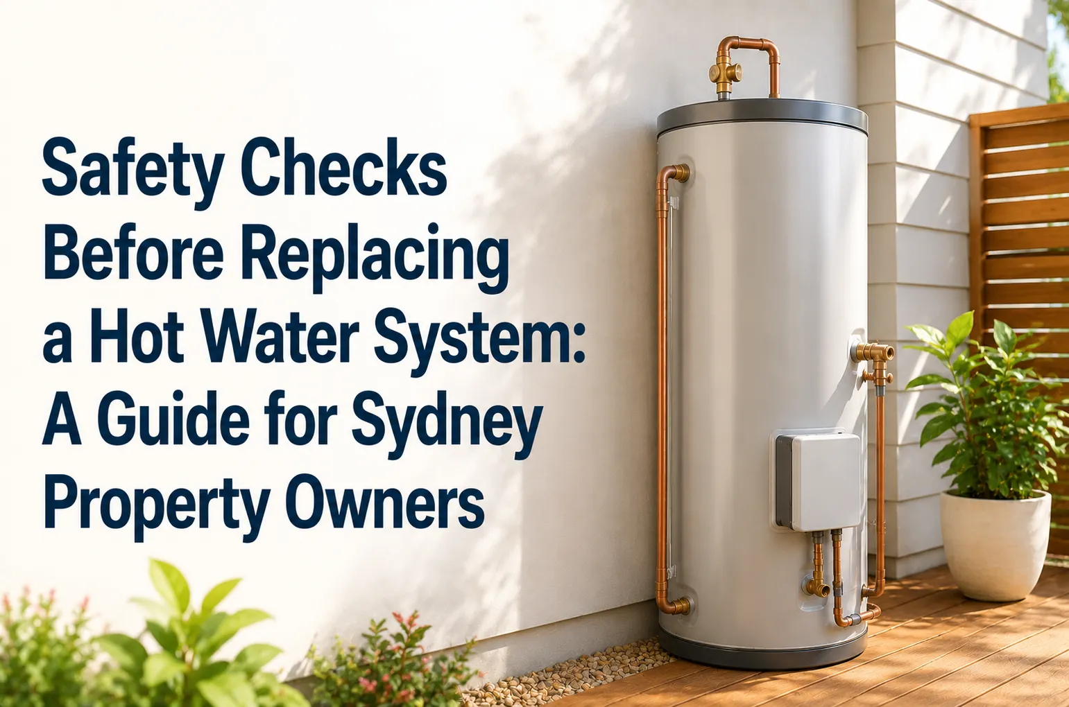 Safety Checks Before Replacing a Hot Water System: A Guide for Sydney Property Owners