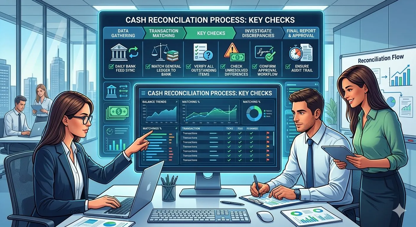 Cash Reconciliation Process: Key Checks Finance Teams Should Not Miss